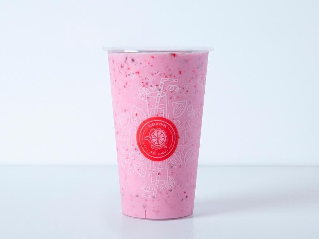 Pomegranate Milkshake / ميلك شيك رمان